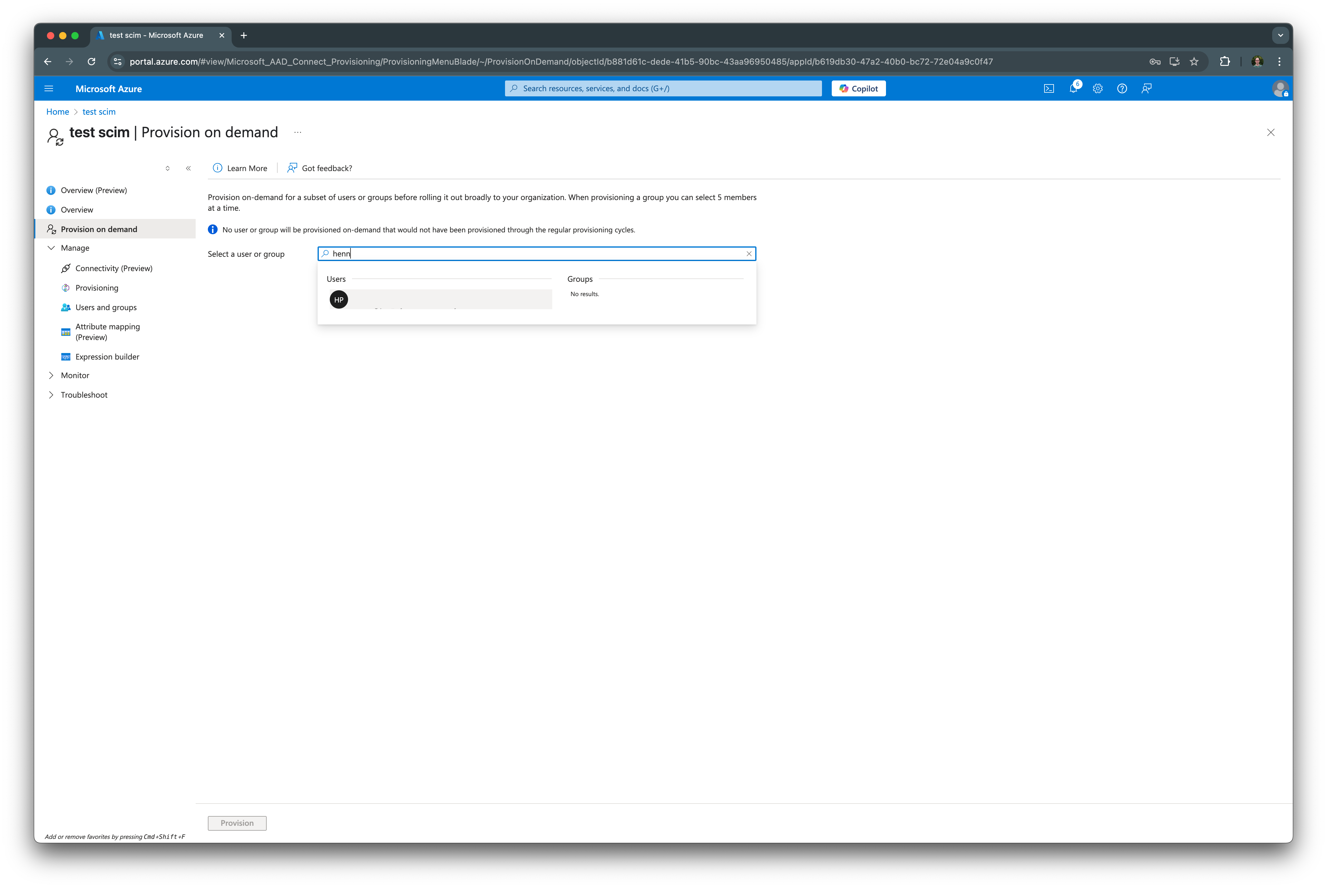 Create enterprise application